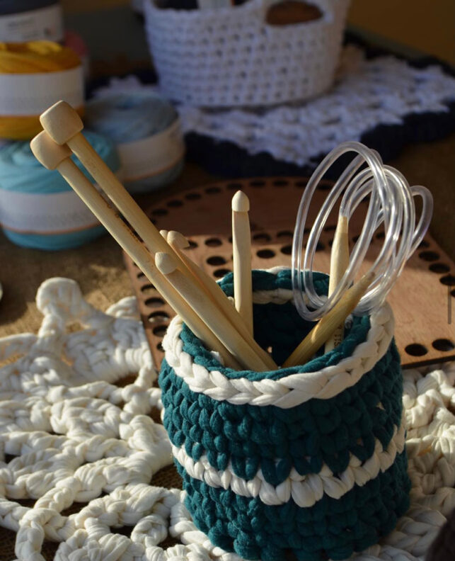 Cro & knit knit needle Stick