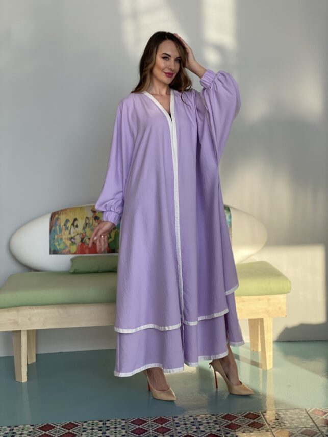 Silk by Fouz Raffles abaya