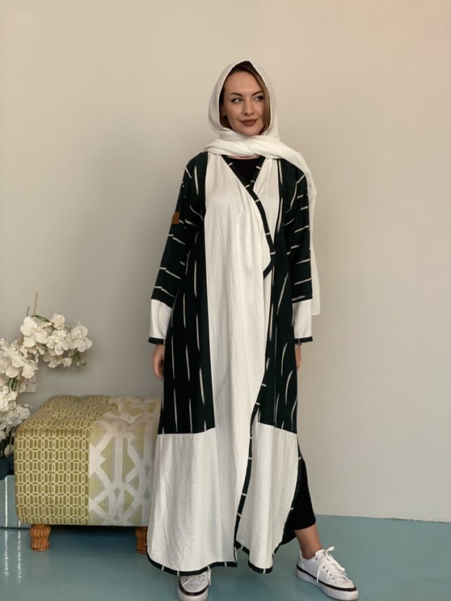Silk by Fouz Slit Abaya