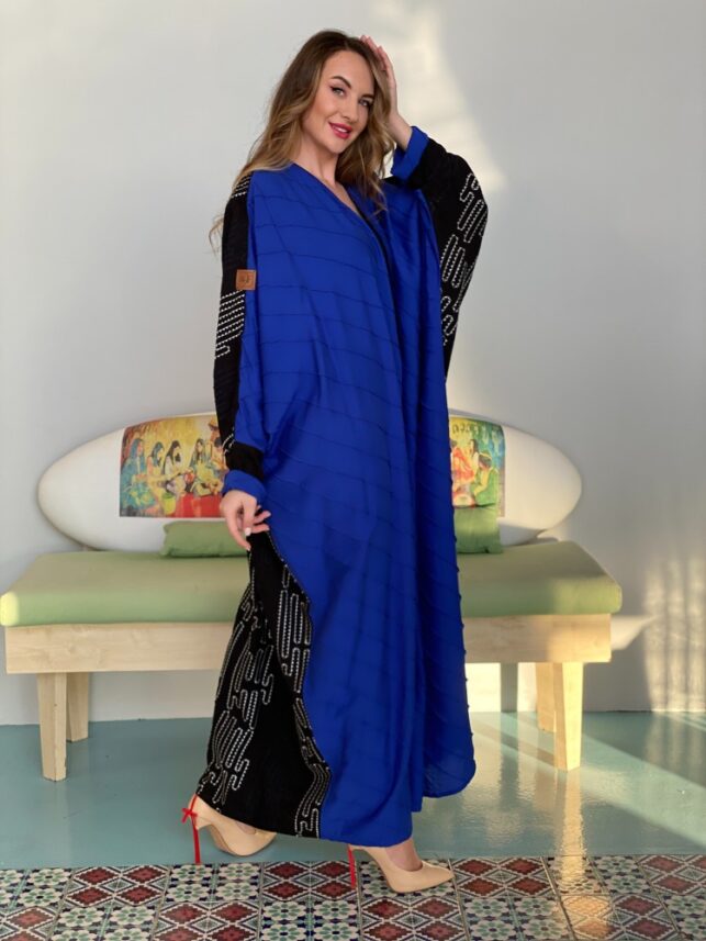 Trend Abaya, Back to back blue & black color