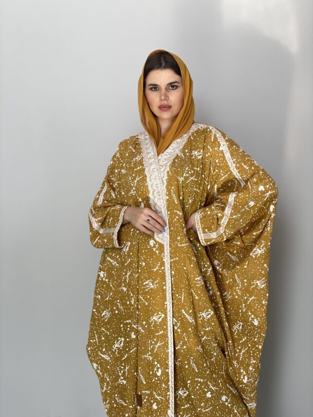 Modern abaya, cotton materials