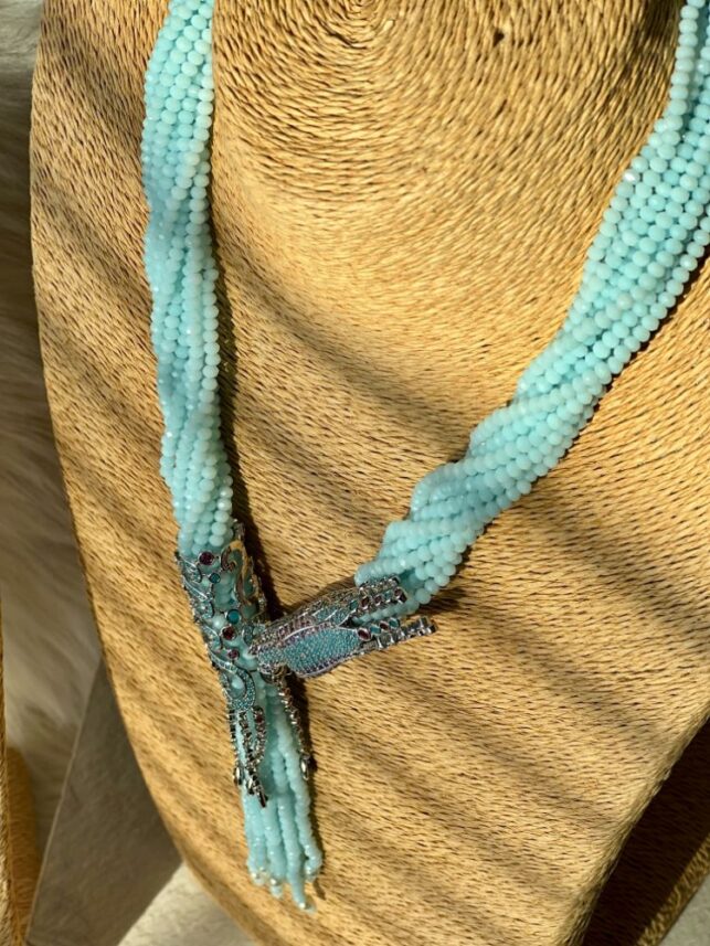 Dragon beach fashion necklace Swarovski