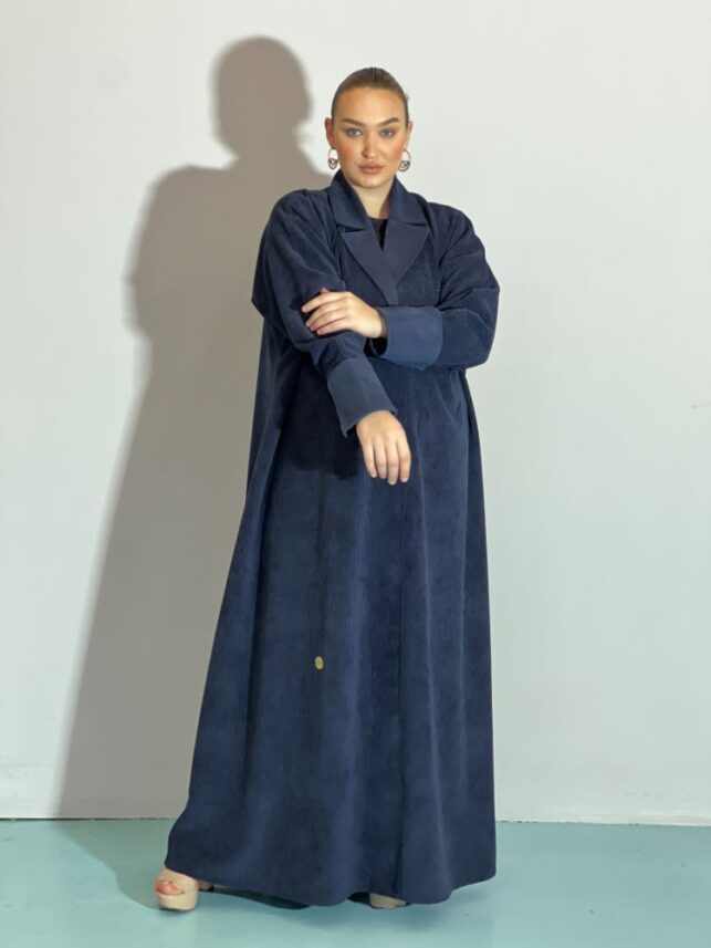 Winter Coat, corduroy & quilted fabric