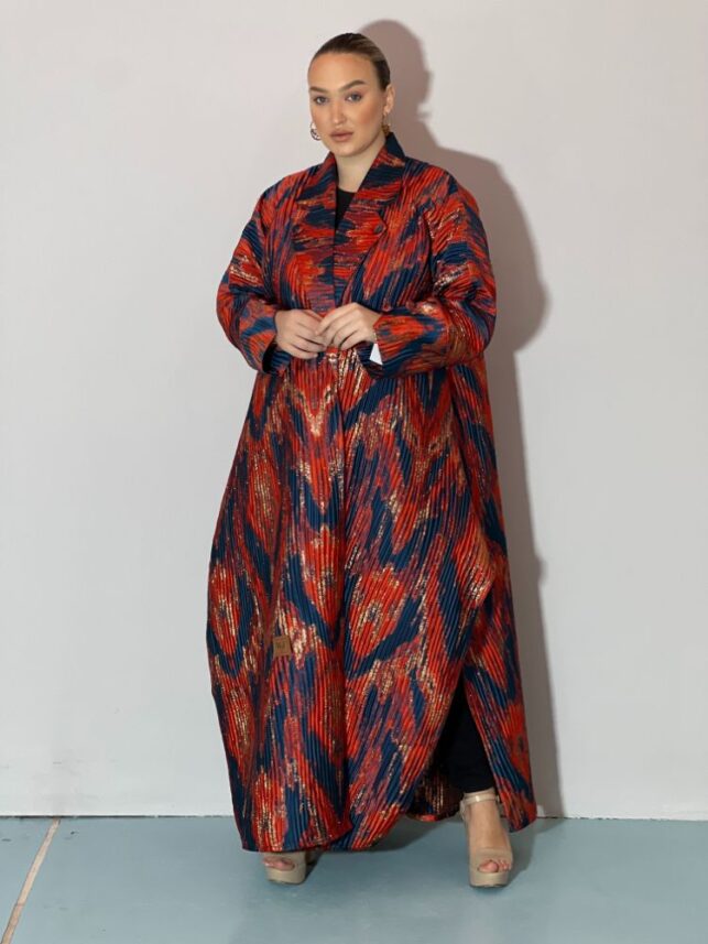 Colored abaya trendy style glitters crepe materials