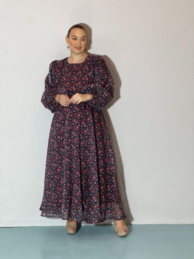 Floral dress, chiffon materials