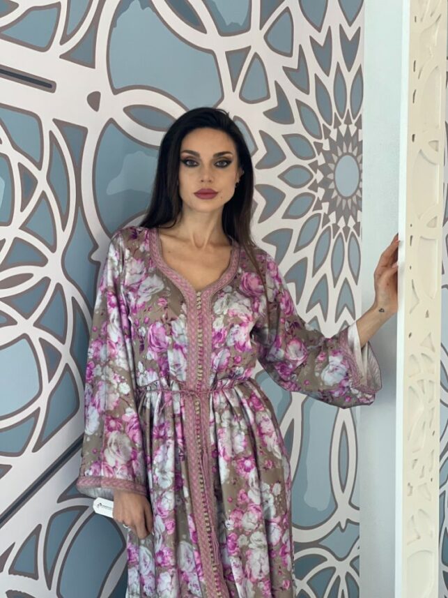 Modern Moroccan style dress, georgette materials