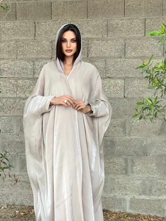Loose abaya, Cape style, silk materials