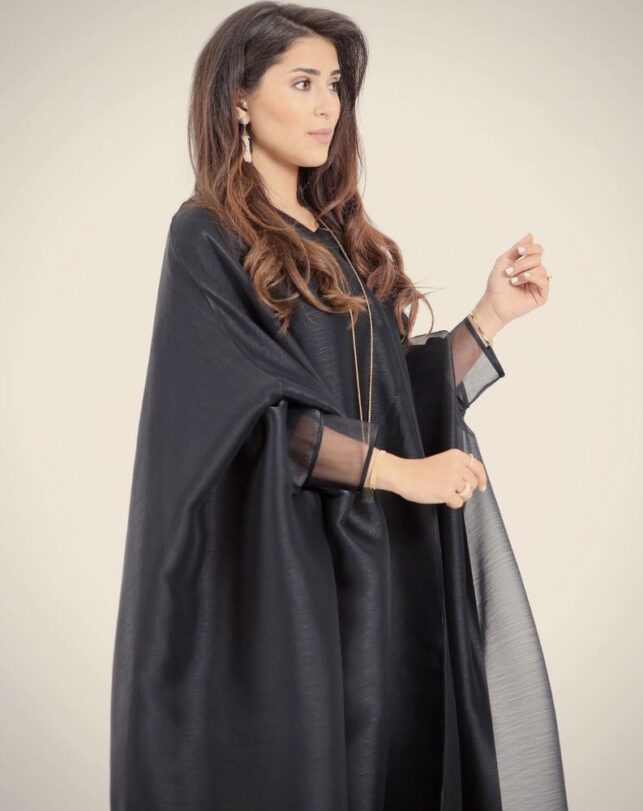 Modern Bisht, Organza materials