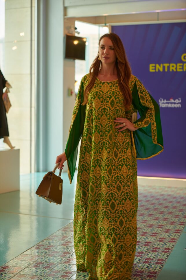 Full embroidery Egyptian style dress, Lace & Chiffon materials
