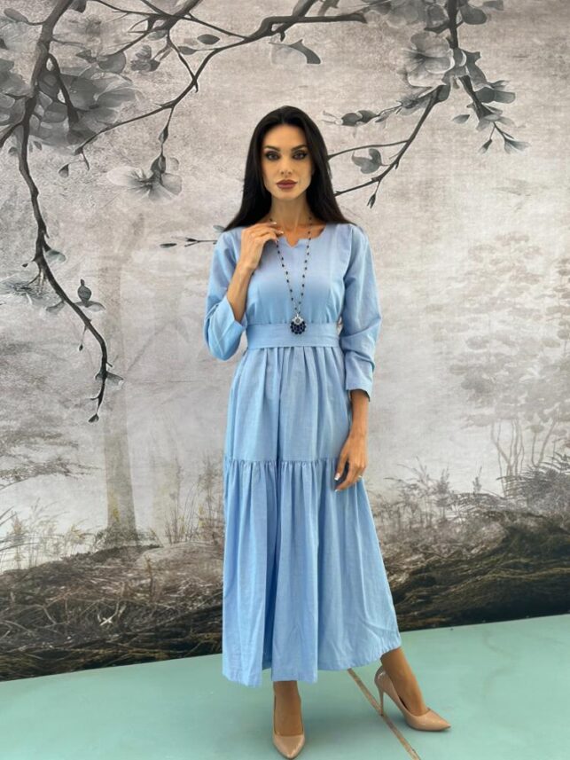 Summer 3/4 dress, Cotton materials