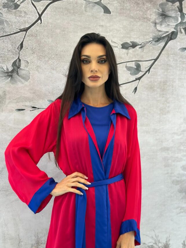 Top & Trousers, Satin materials
