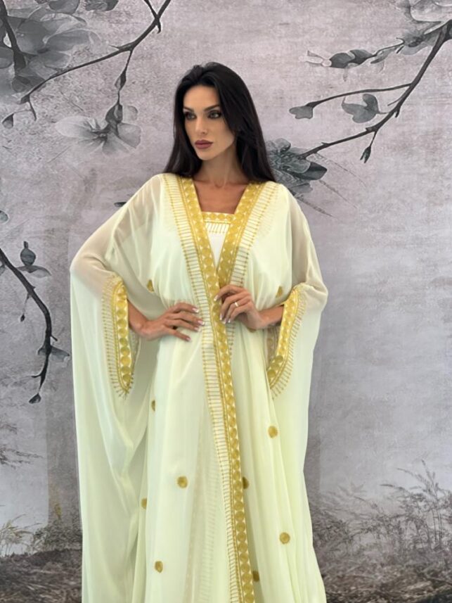 2pc. traditional jalabiya, Chiffon materials