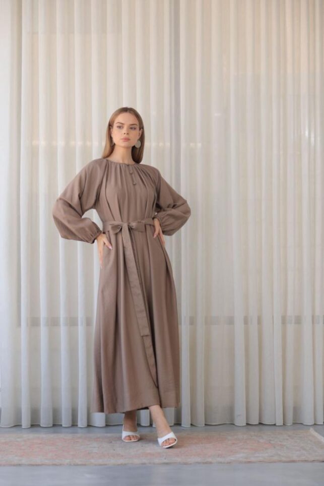 Long Dress, Linen Cotton materials
