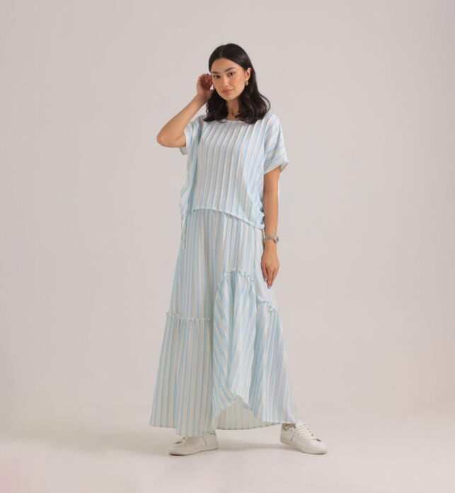 Top & Skirt, Cotton materials