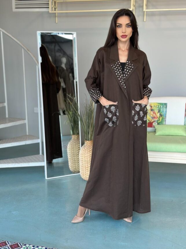 Long Soft Coat, Cotton linen materials
