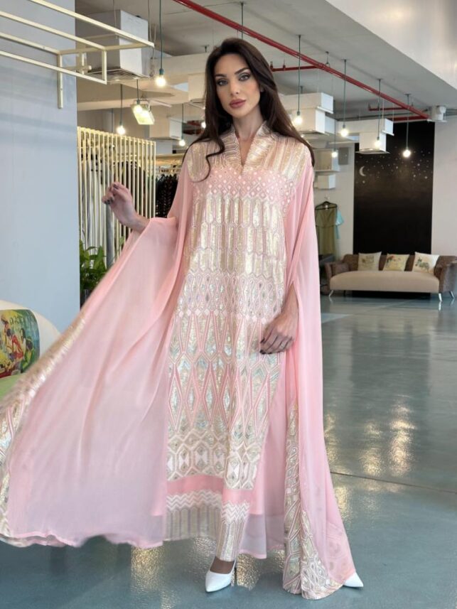 Ramadan Jalabiya, Chiffon, laces materials