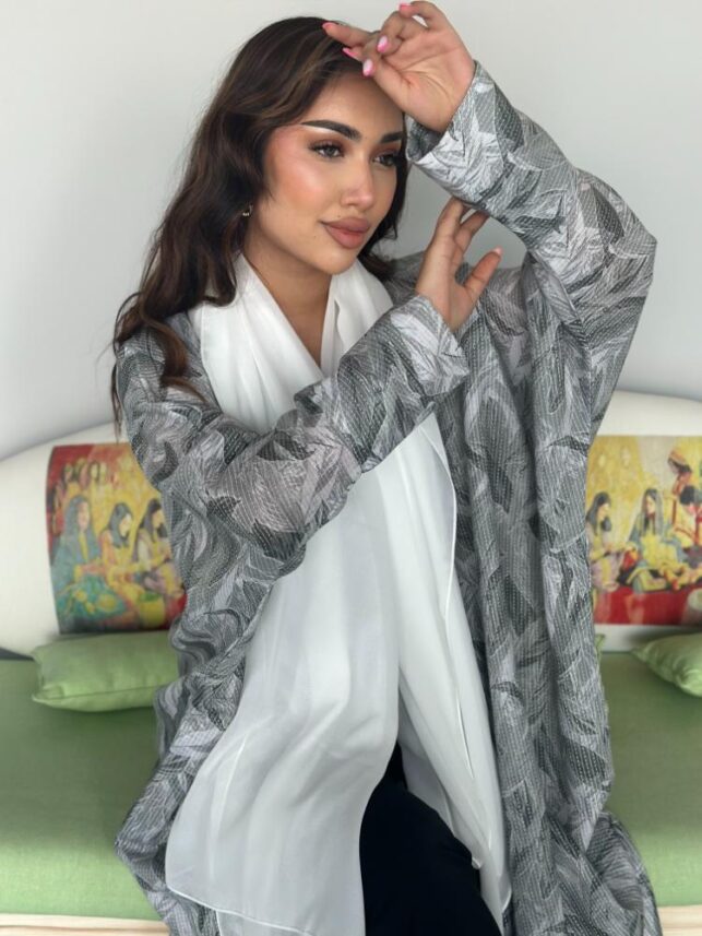 Printed Abaya, Georgette Materials