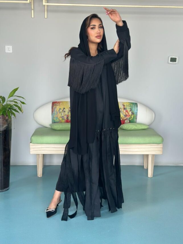 Modern Designed Abaya, Linen Materials