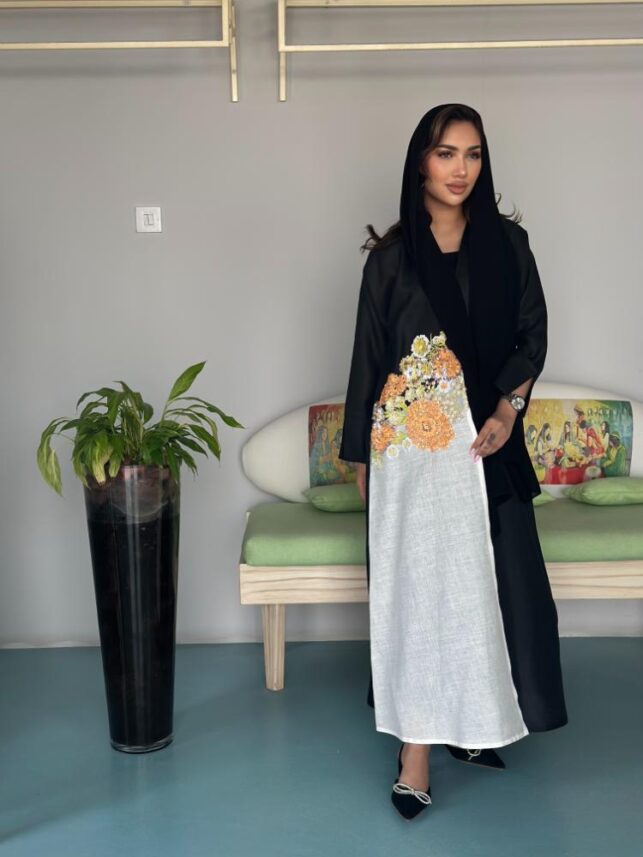 Embroidery Abaya, Linen Materials