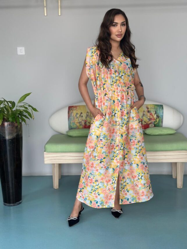 A line Summer Dress, Spandex Materials