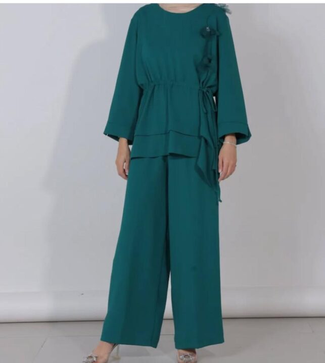 Top & Trousers, Linen Cotton Materials