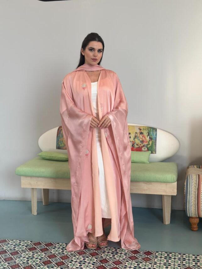 Butterfly Abaya, Crepe Materials