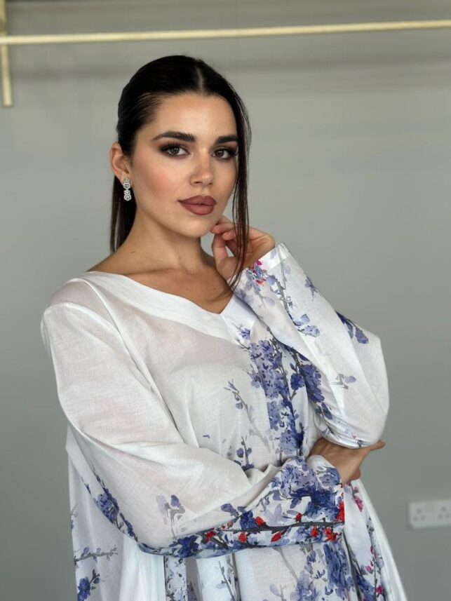 Summer Jalabiya, Cotton Linen Materials