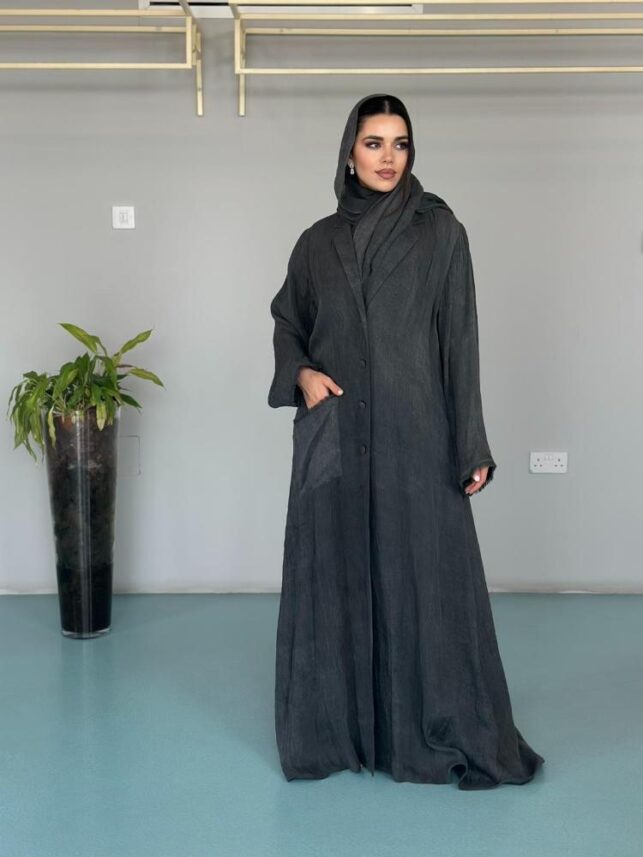 Blazer Abaya, Cotton Georgette Materials