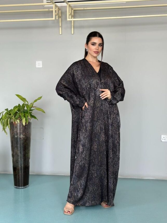 Colored Abaya, Preppy Dot, Jersey Materials