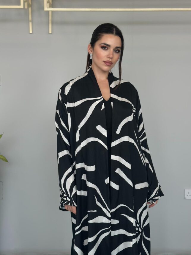 Quilt Pattern Summer Abaya, Cotton Materials