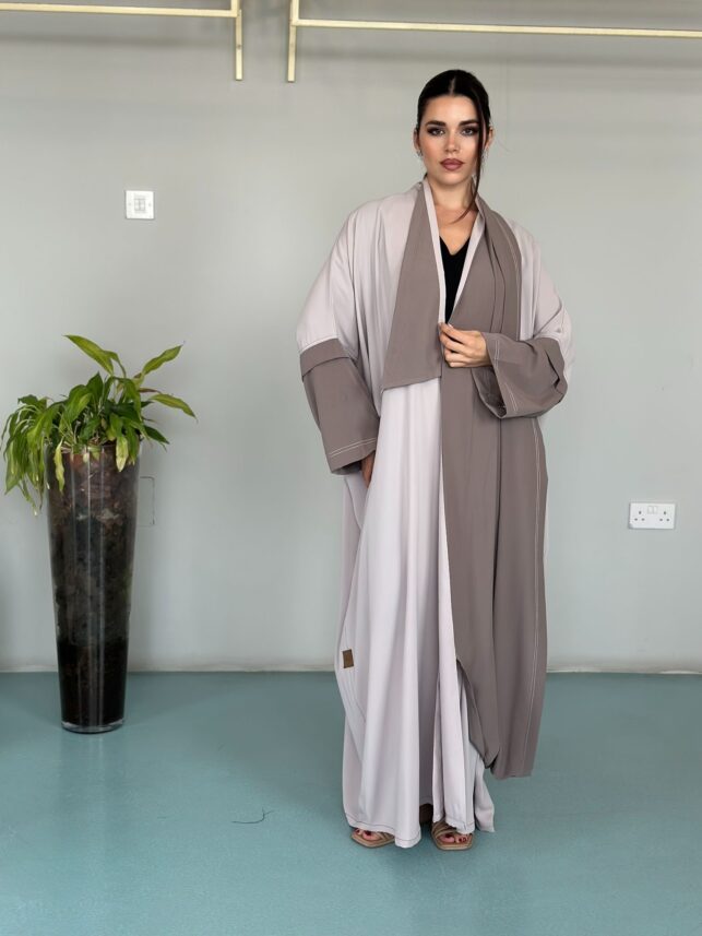 Cardigan Abaya , Georgette Materials