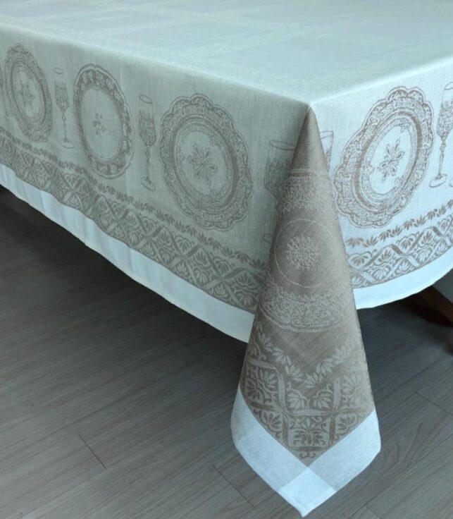 Table cloth timing time, Linen materials